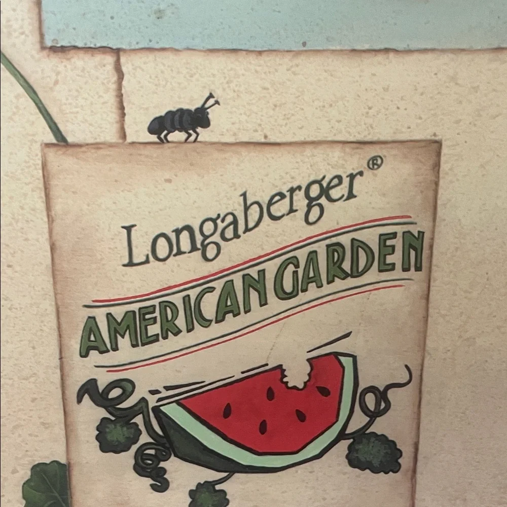 NWT 8 Longaberger Watermelon, Daisy‎ & ants Placemats